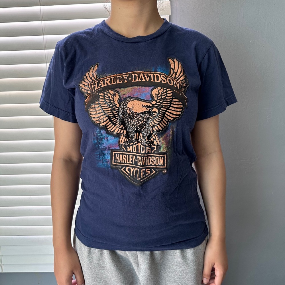 Harley-Davidson china Black Eagle Shanghai Graphic T-Shirt womens S